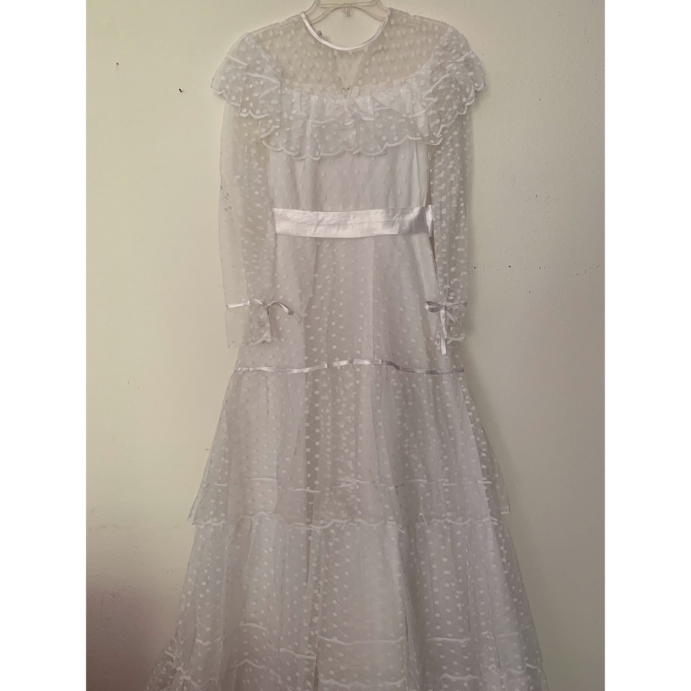 Vintage French wedding dress